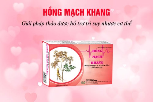 Tpcn Hồng Mạch Khang và lợi ích dành cho người suy nhược cơ thể 